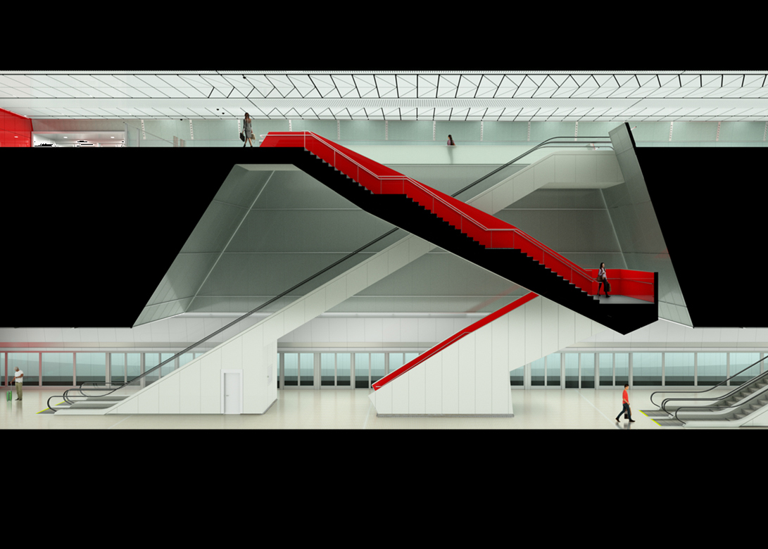  תכנון תחנות תת-קרקעיות בקו האדום של הרכבת הקלה - עם IBI GROUP